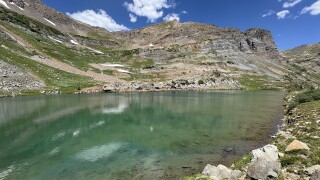 Oh-Be-Joyful Trail to Blue Lake in Crested Butte