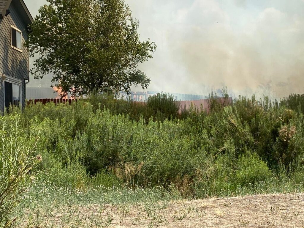Parachute Battlement Mesa fire
