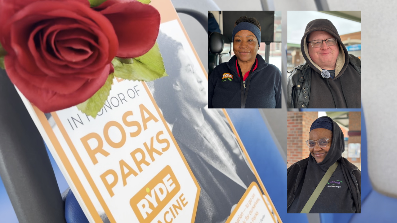 Ryde Racine Racine bus riders, driver celebrate legacy of Rosa Parks on Transit ...