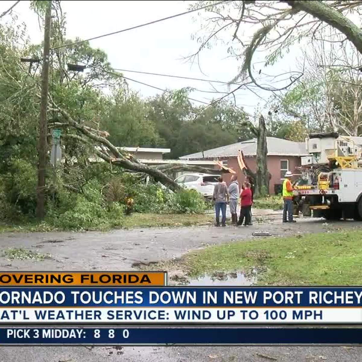NWS confirms tornado in New Port Richey