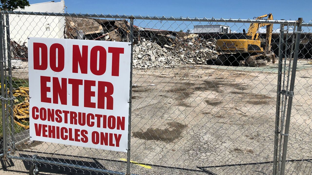 Publix in Royal Palm Beach demolished, June 11, 2022
