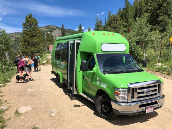 Hessie Trail Shuttle bus