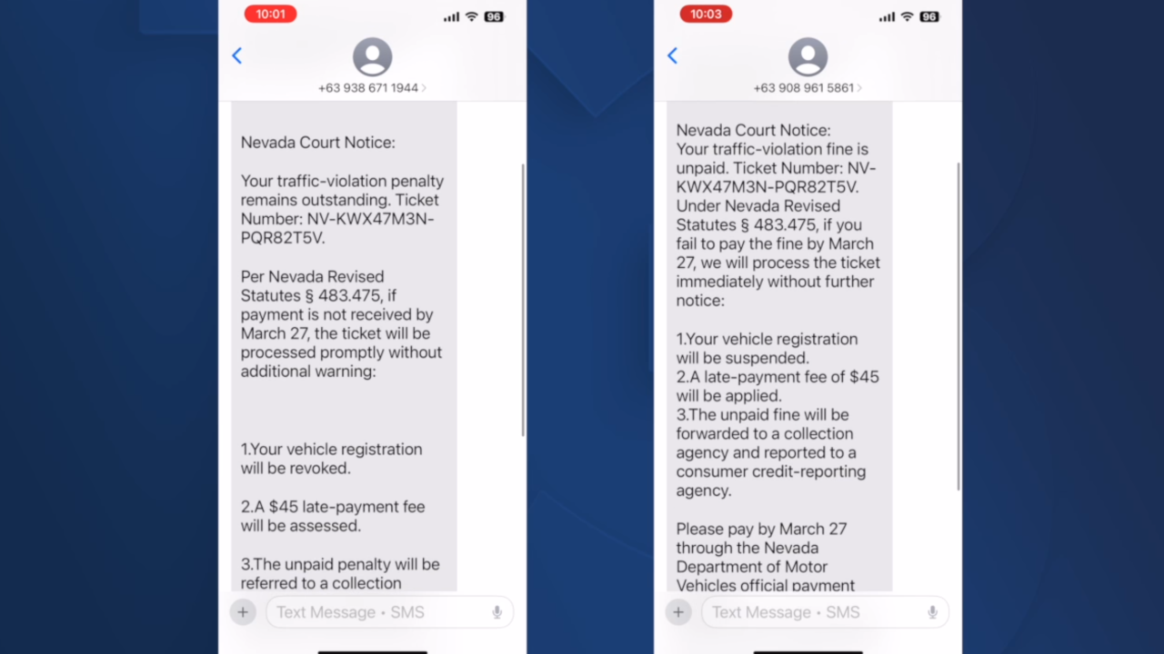 Sophisticated scammers are posing as government agencies, like the Nevada DMV