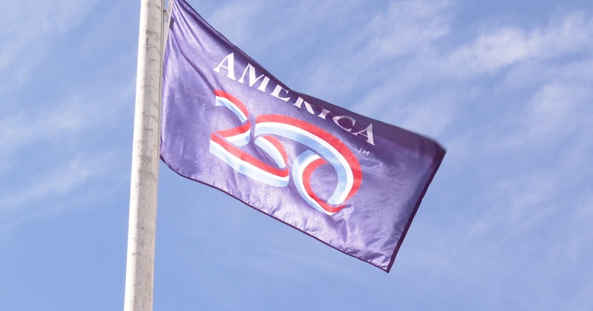 America250 flag raised at city hall to mark nation’s 250th anniversary