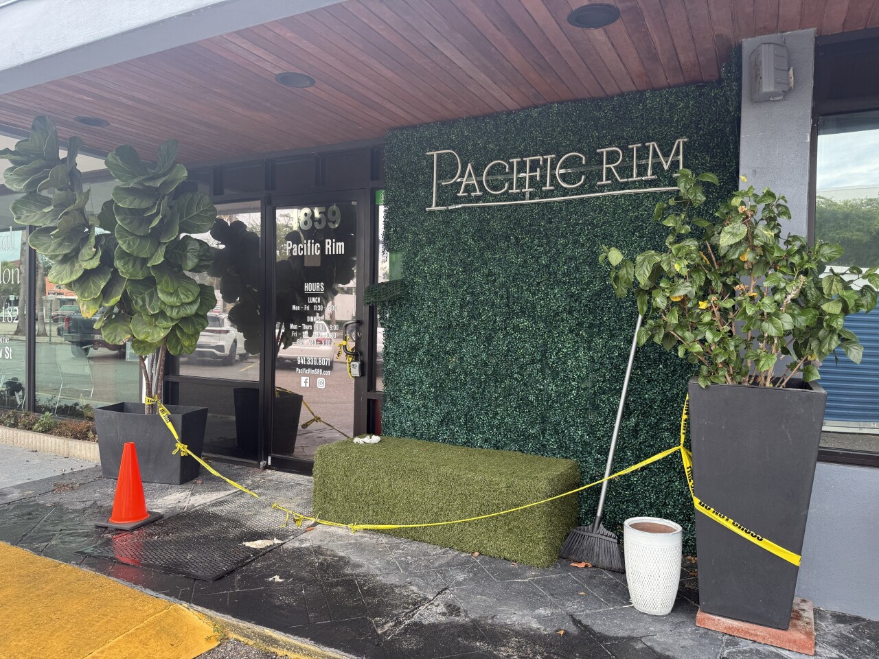 Pacific Rim remains temporarily closed after a fire destroyed nearly everything inside