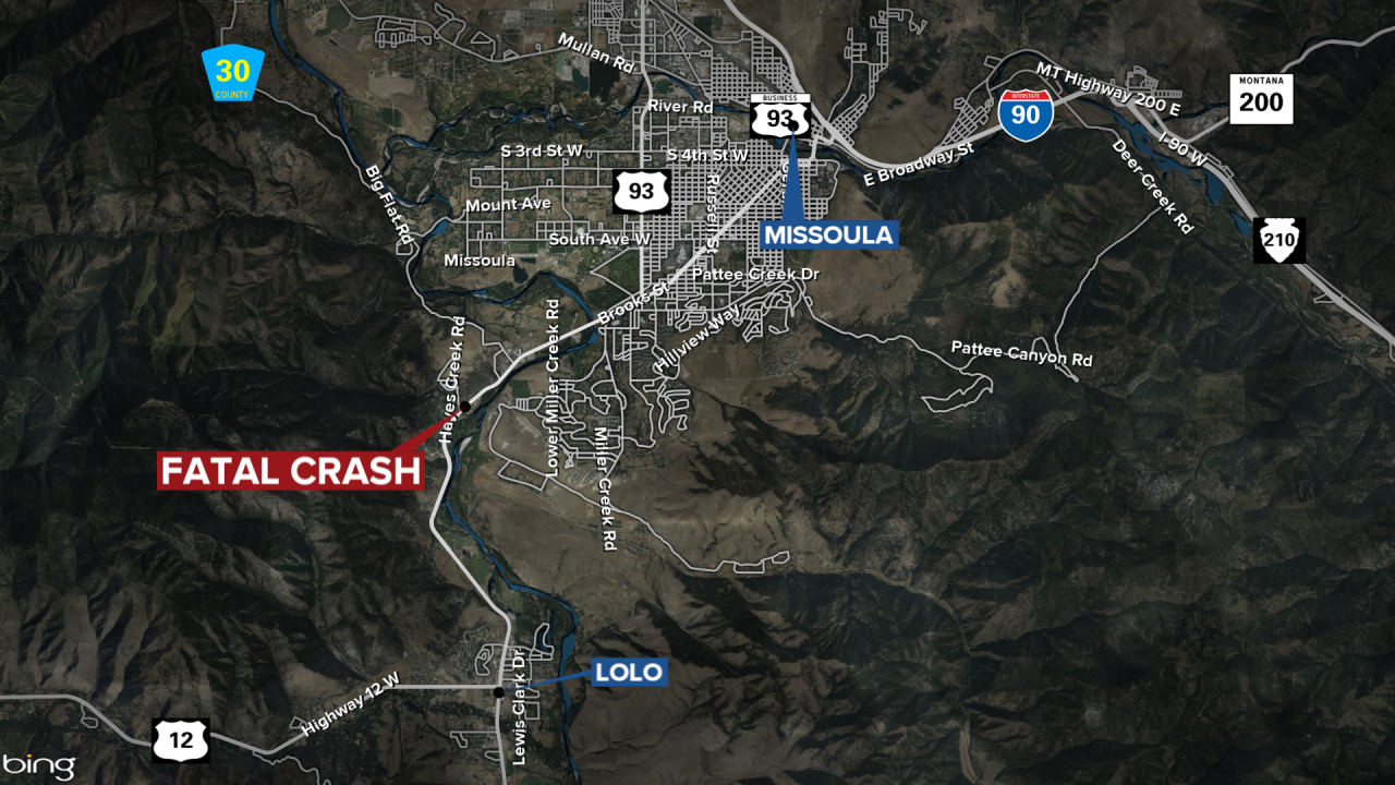 93 Fatal Crash Missoula Lolo