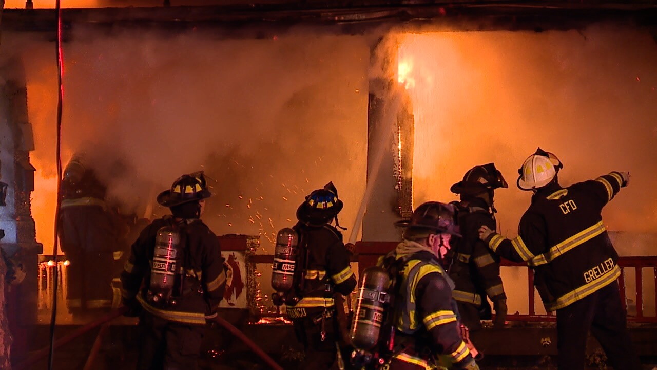 Firefighters battle large blaze at home on West 81st Street