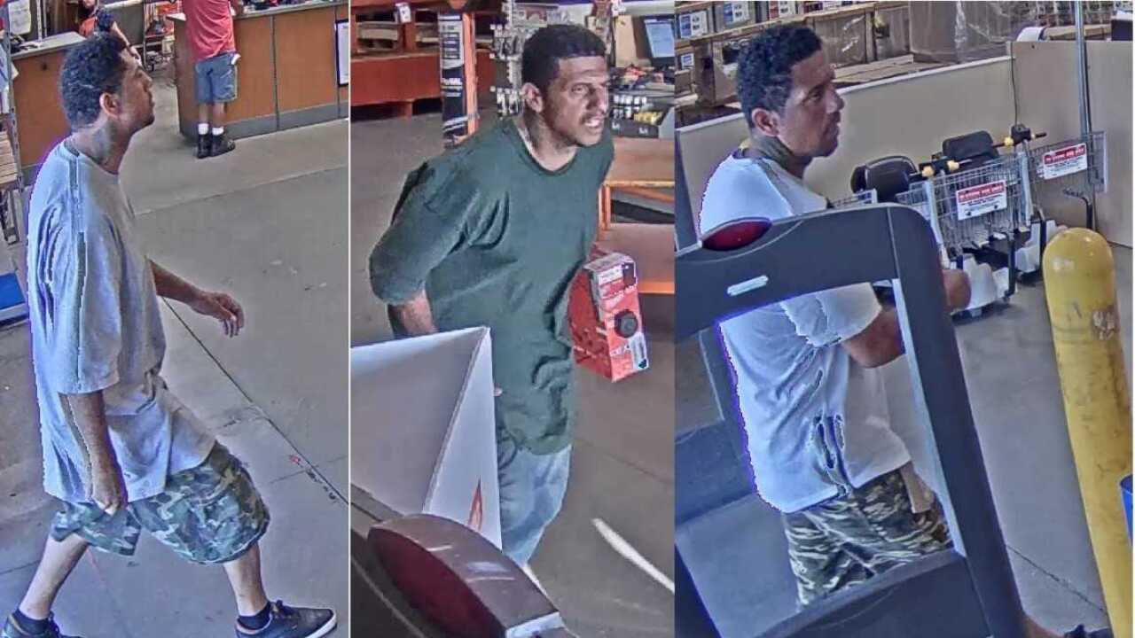 Bpd Searching For Suspect Involved In String Of Home Depot Thefts
