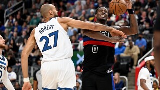 Timberwolves Pistons Basketball