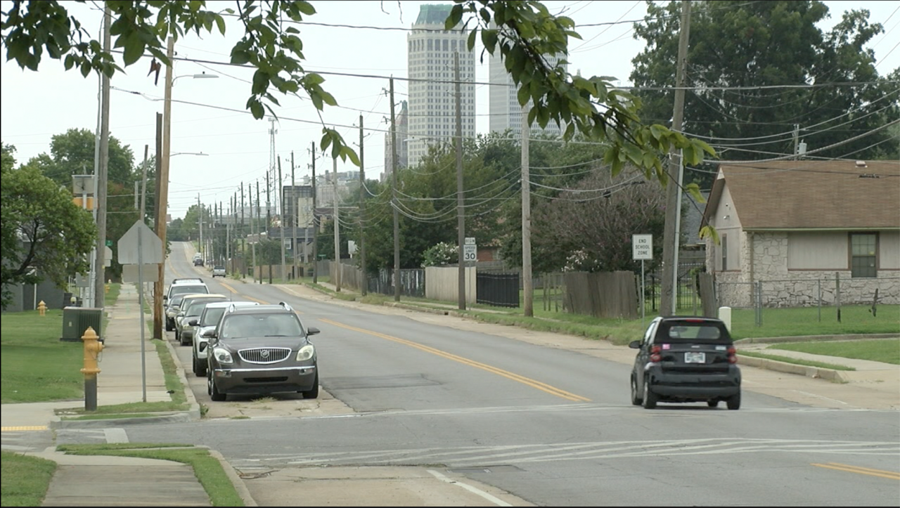 north tulsa intersection incog pedestrian street crosswalk