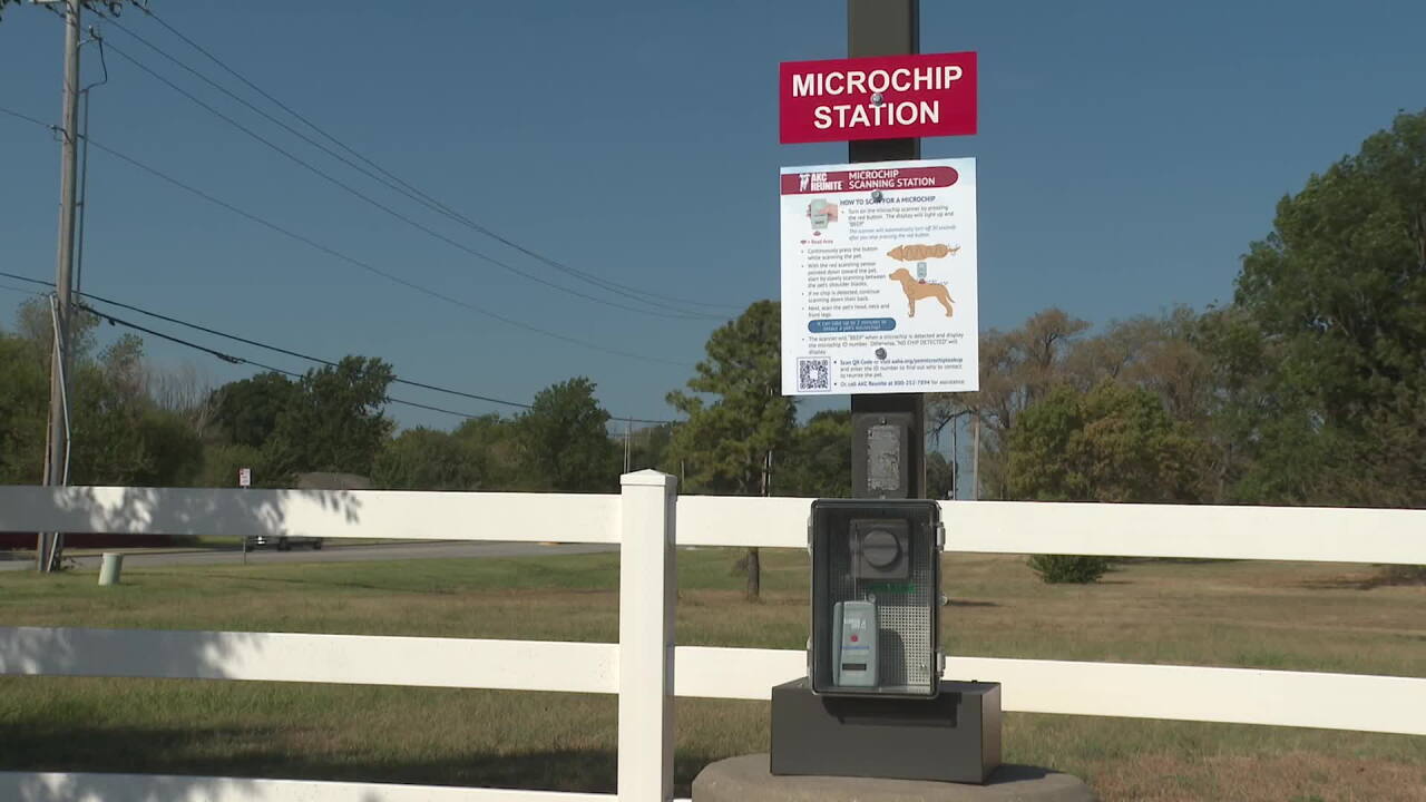 Owasso adds 24/7 pet microchip stations to help lost animals get home faster