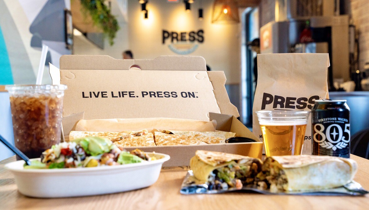 Press Quesadilla Grill Menu