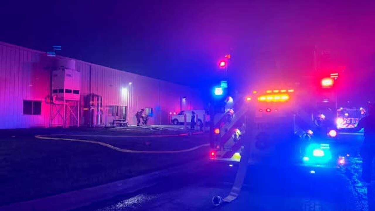 Fire knocked down Thursday at New Century Air Center, hazardous material for evacuations in part of Gardner.