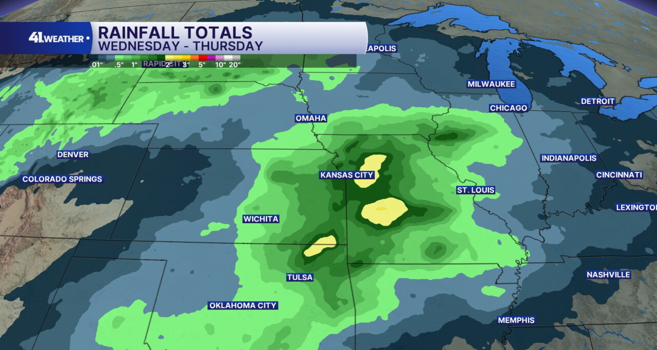 Expected Rainfall Totals