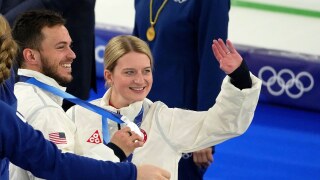 'It's been a long time coming': U.S. mixed doubles curlers celebrate historic Olympic silver medal