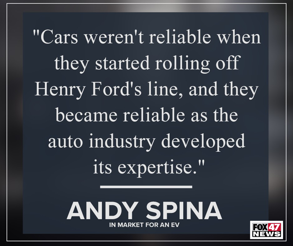 Andy Spina, consumer in the market for an electric vehicle