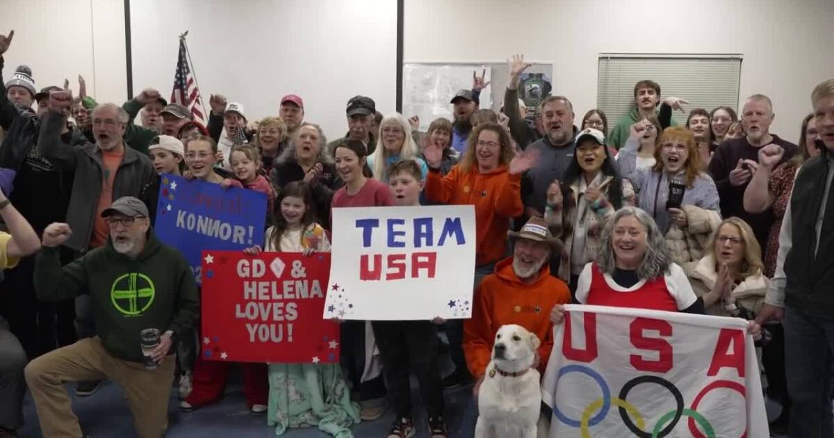 5,000 miles away from Italy, Montanans woke up early to cheer on Konnor Ralph