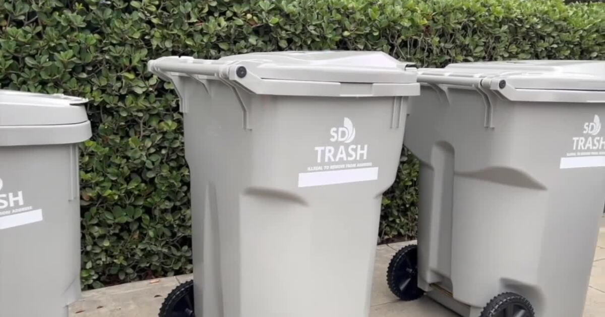 San Diego residents overcharged on trash fees as city works to fix billing error