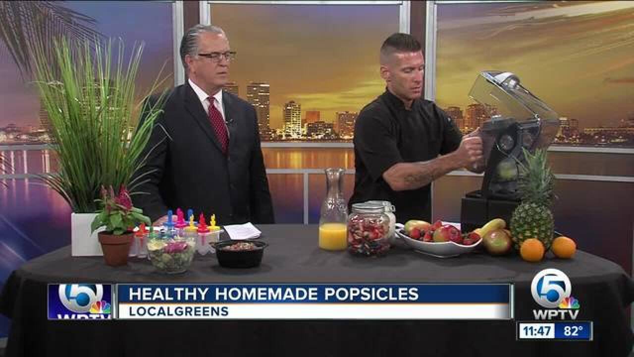 Healthy homemade popsicles recipe