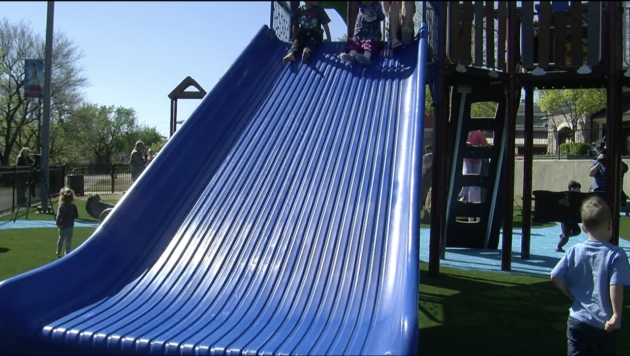 Jenks Riverwalk slide