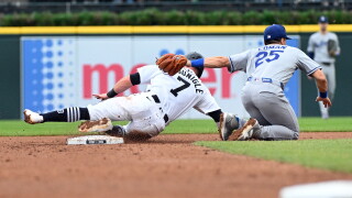 Dodgers Tigers Baseball