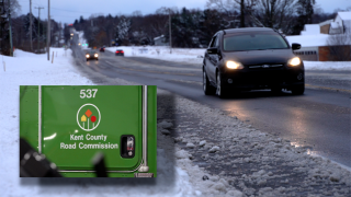 Kent County road crews work around the clock to clear nearly a foot of weekend snow