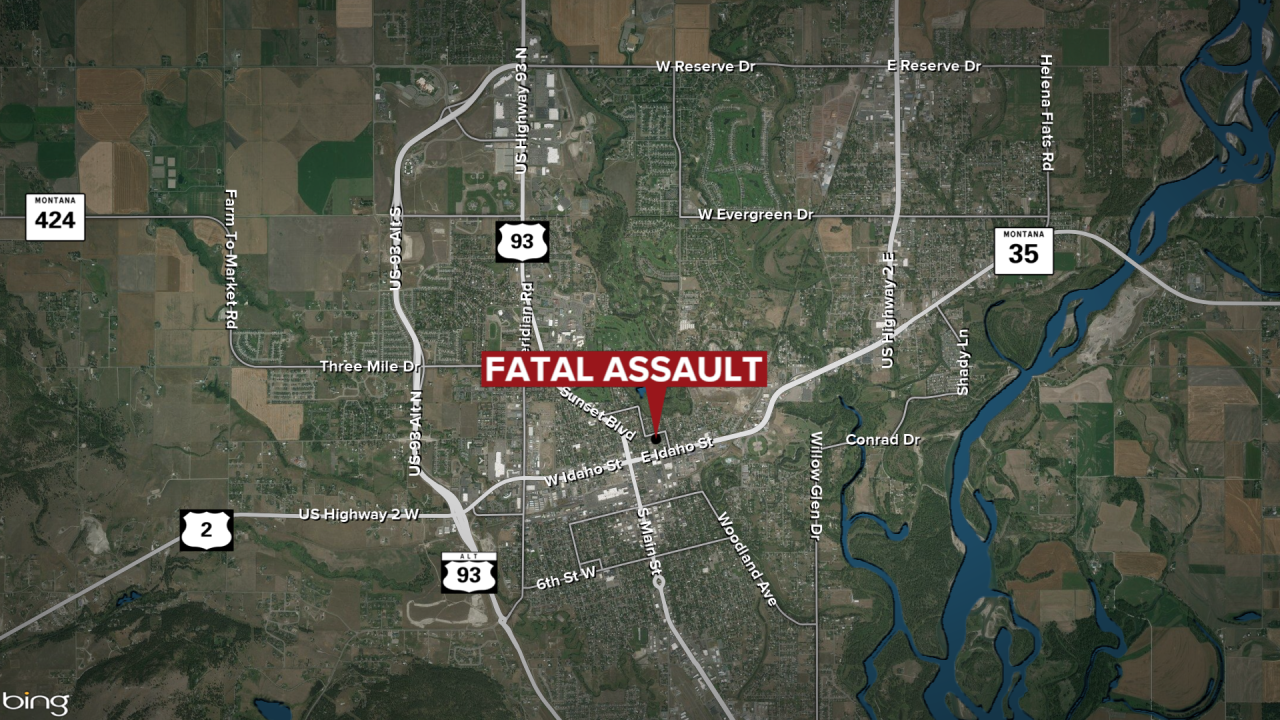 Kalispell Fatal Assault Map