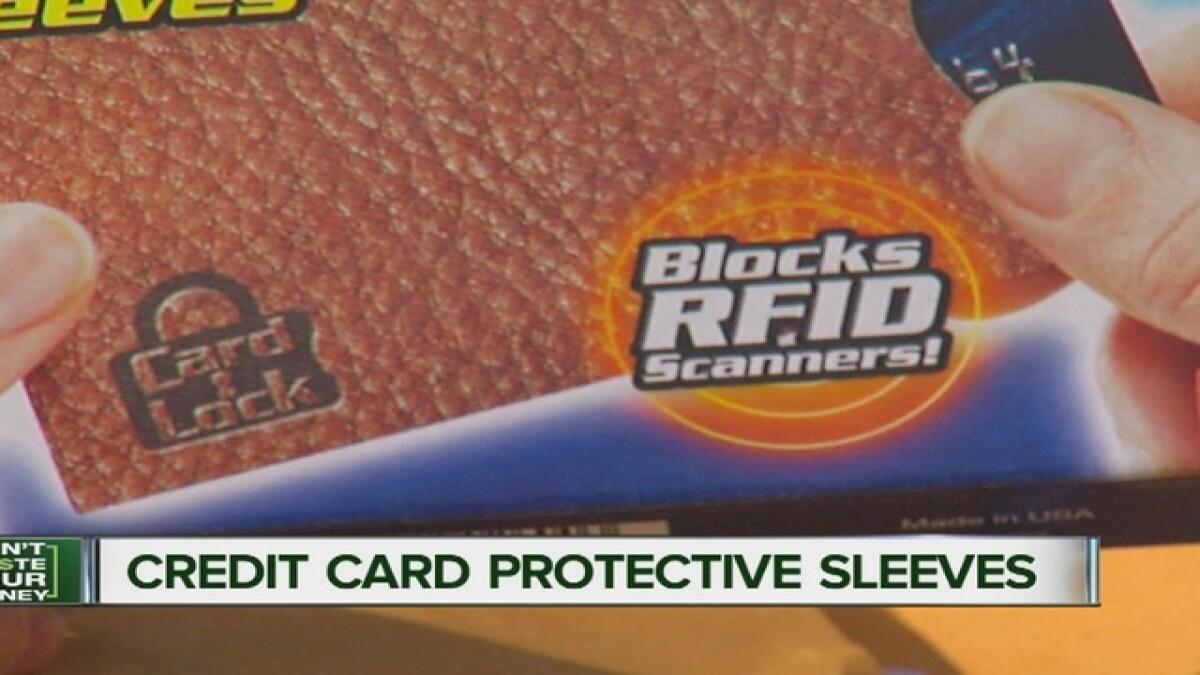 do credit card sleeves work RFID Blocking Sleeve Protectors USA Made Slim Wallet Inserts for Credit Cards, Debit Cards & ID Protection (20, Leather Look Do credit cards still need