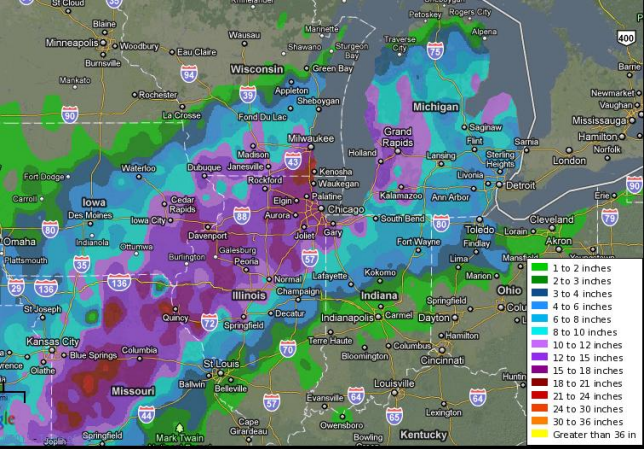 NWS SNOWFALL REPORTS FEBRUARY 1 - 2, 2011