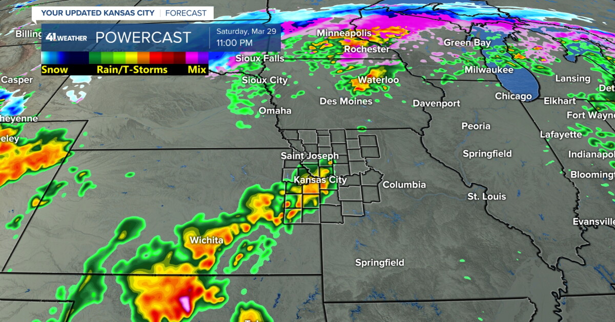 KSHB 41 Weather Blog | Tracking thunderstorms this weekend