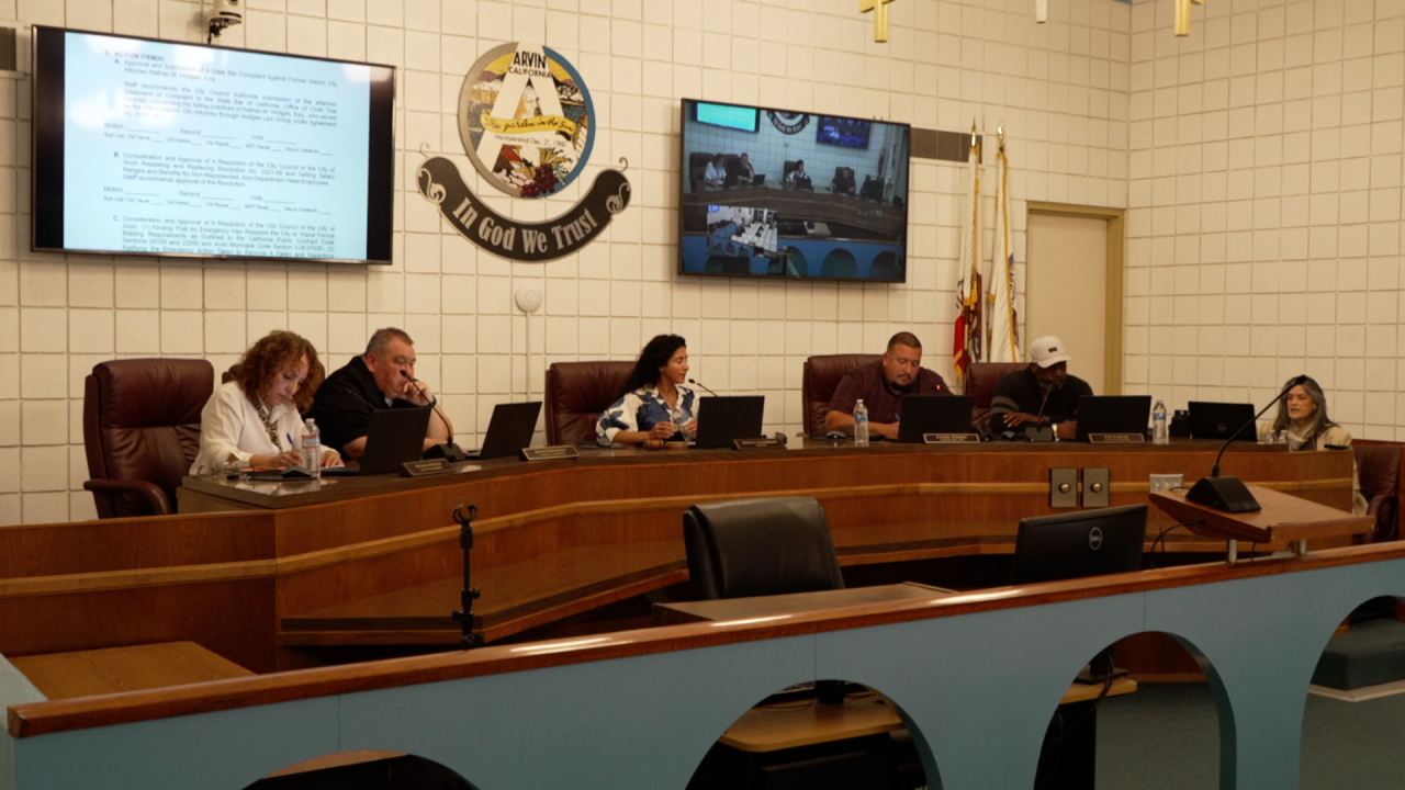 Arvin City Council votes to file formal complaint against former city attorney