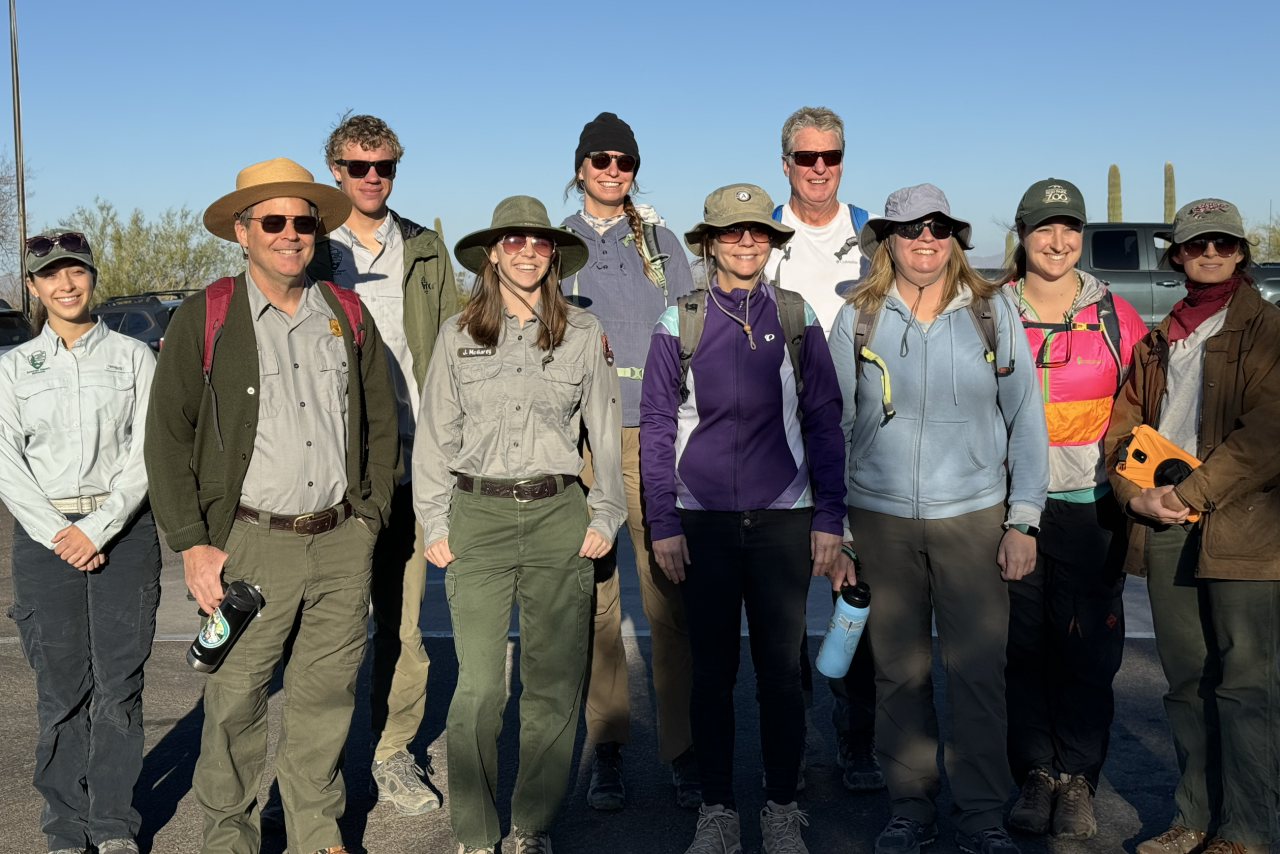 Staff/Volunteers at Saguaro National Park West