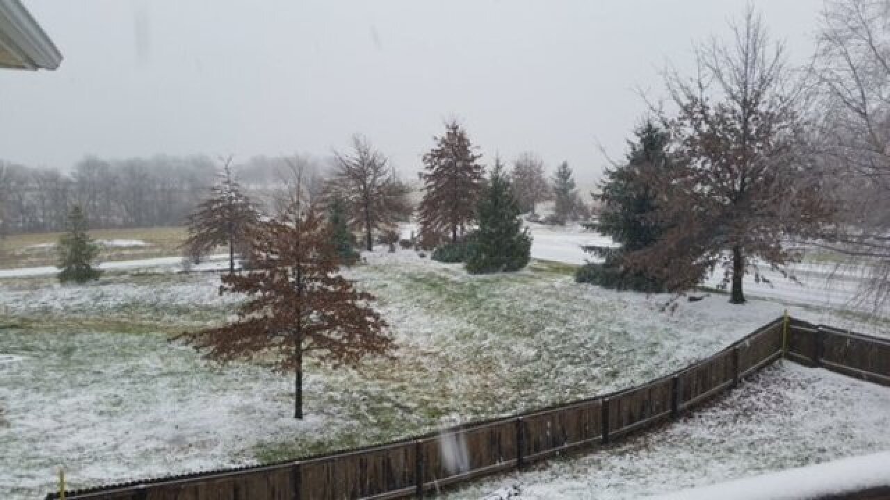 PHOTOS: First snow of 2015 arrives in metro KC