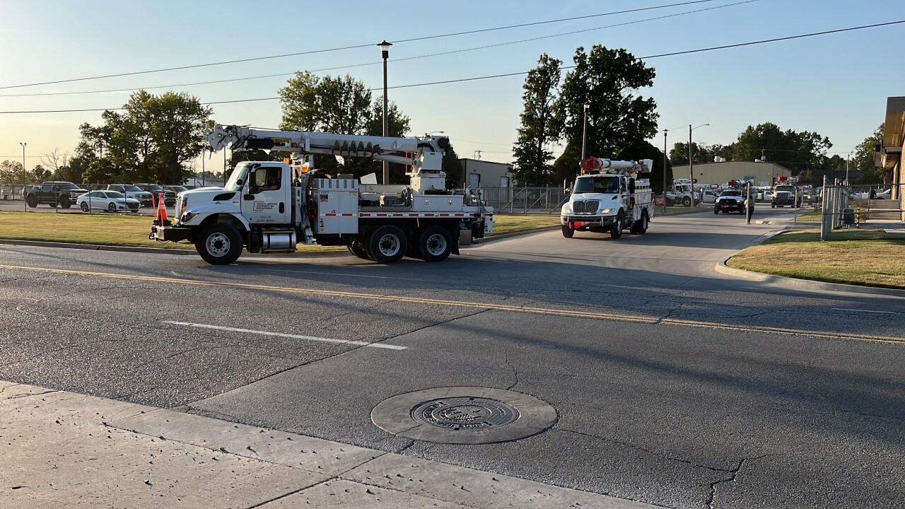 Crews leaving Tulsa and heading to Florida