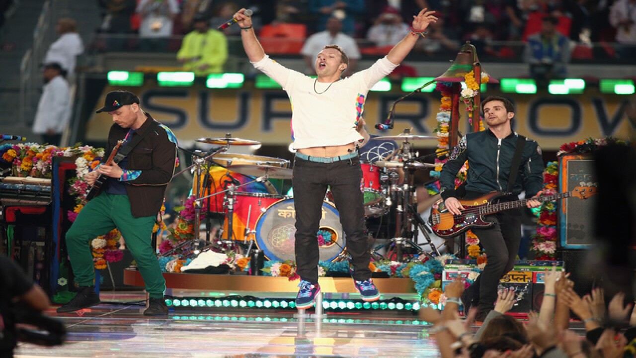 PICS: Coldplay, Beyonc and Bruno at halftime