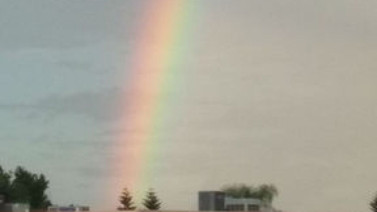 PHOTOS: Rainbow after the storm