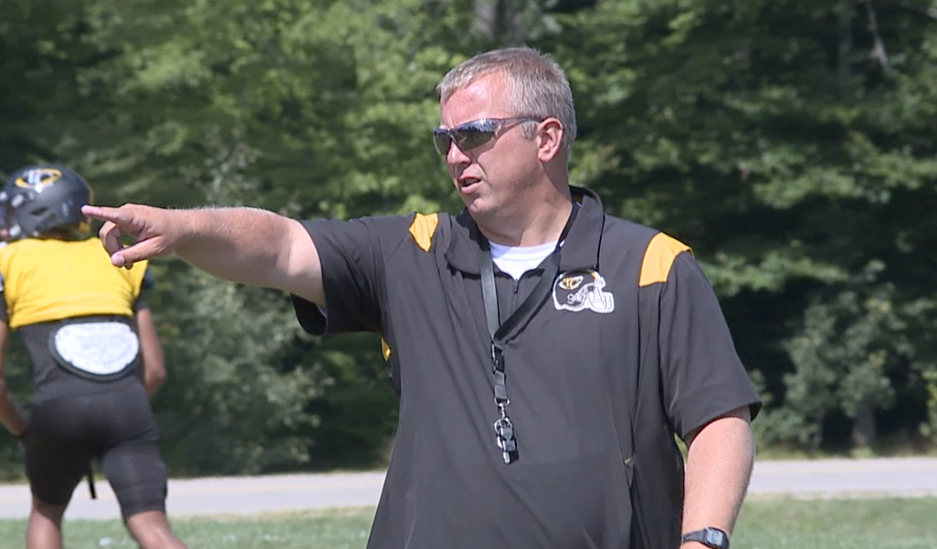 Tri-County football coach Phil Butler