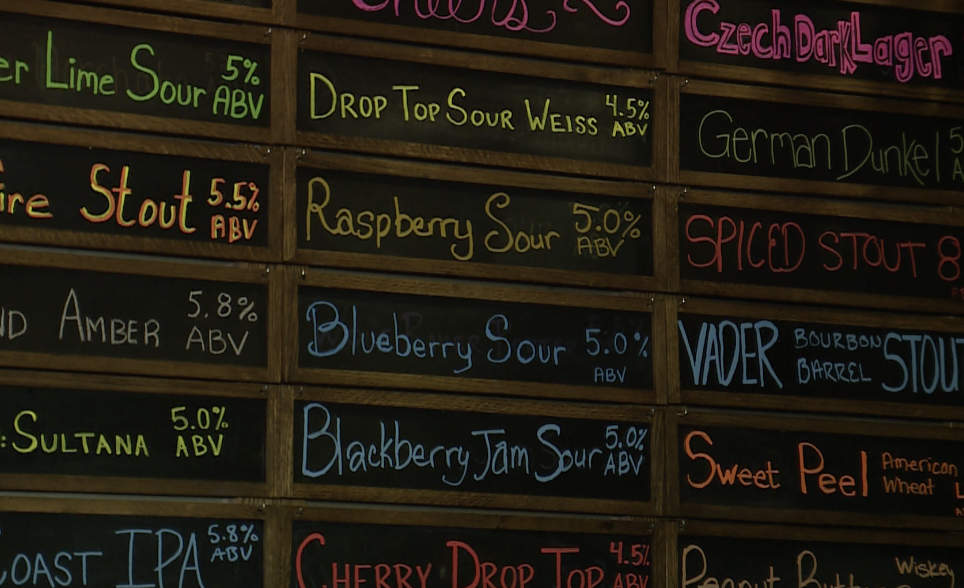 Stubborn Brothers offers 24 in-house brews for customers to try.