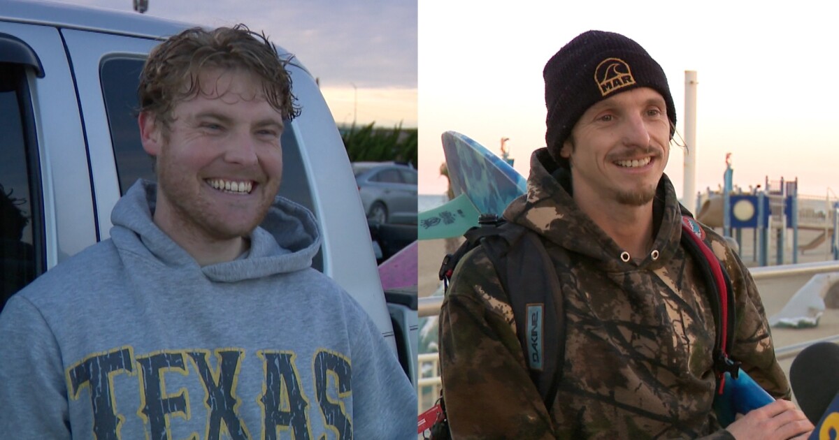 Thanksgiving on the waves: Virginia Beach locals skipped the table for the tide