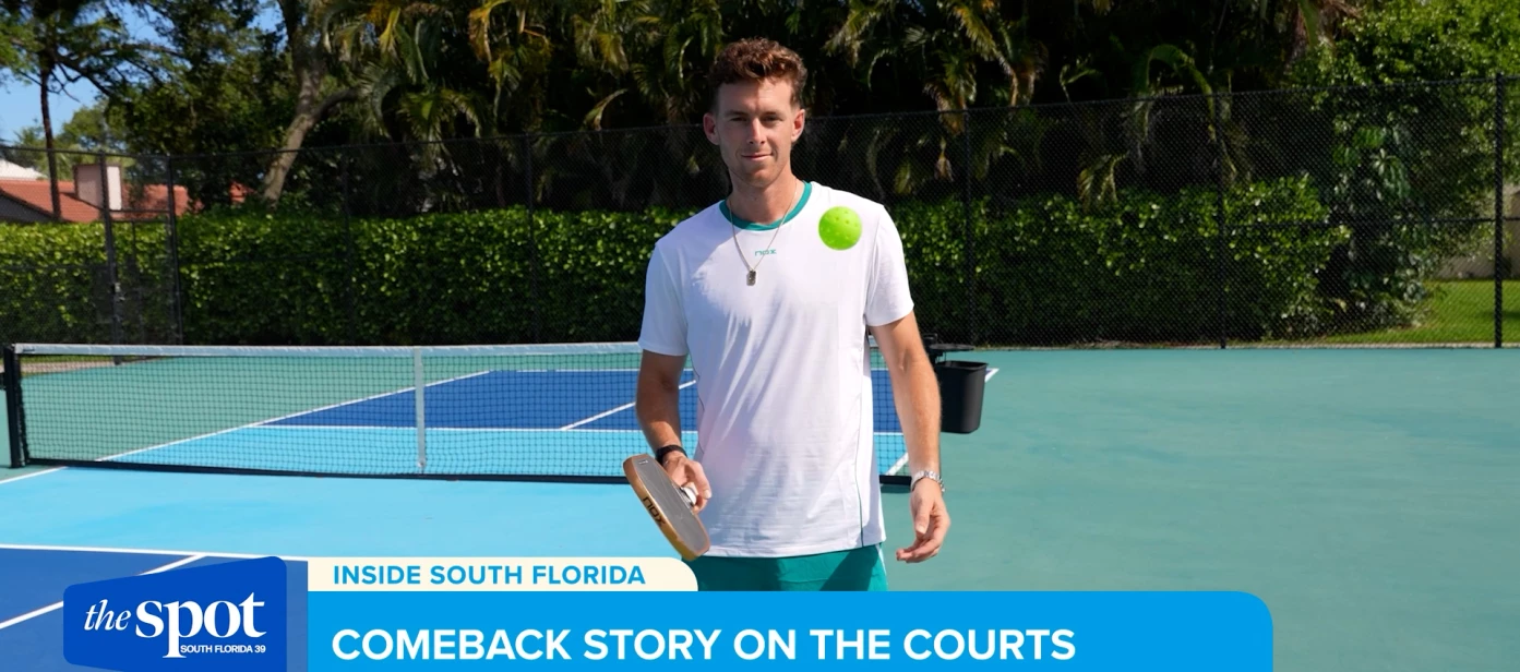 Pickleball pro Greyson Goldin returns to court after two strokes