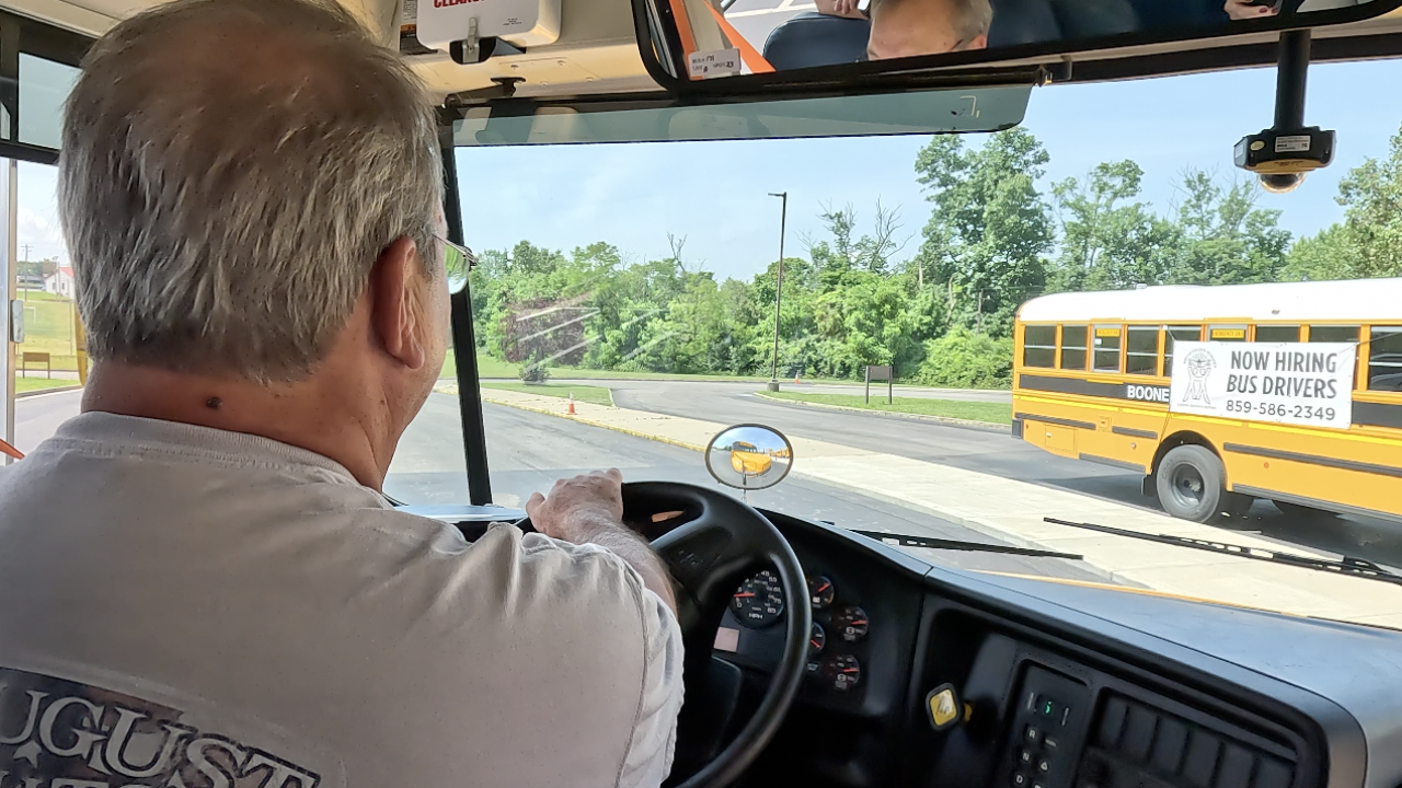 Down dozens of drivers, Boone County Schools looks to keep the wheels