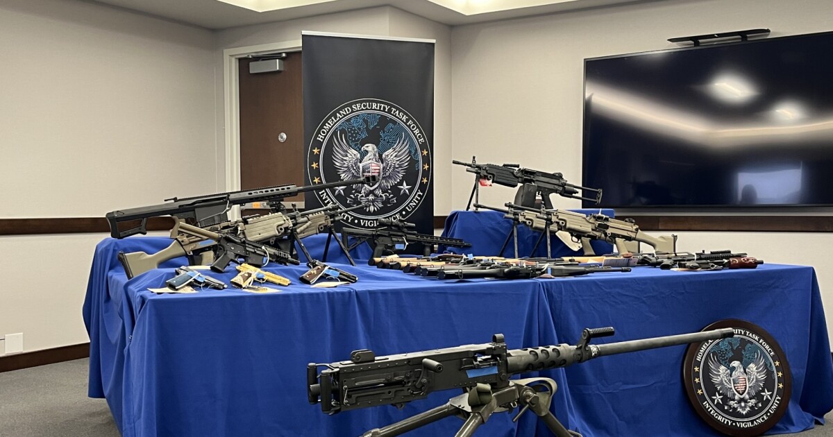 100 weapons, 125,000 rounds of ammo seized in Arizona gun trafficking busts
