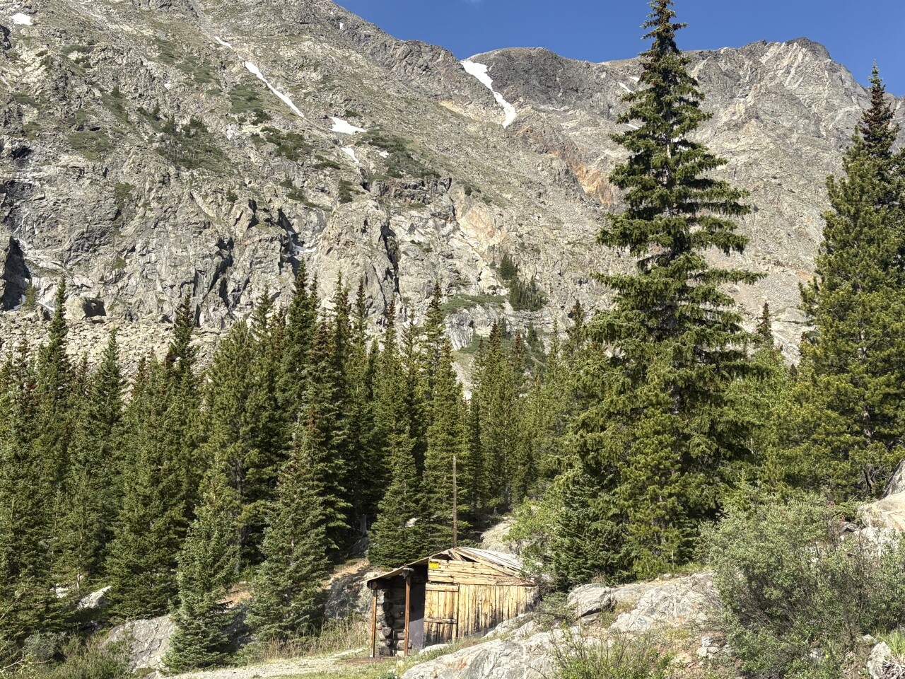 White Falls at McCullough Gulch in Breckenridge