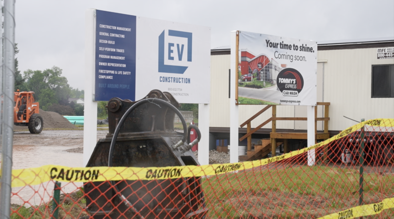 Tommy's Express Car Wash will be located near the corner of Waverly and Saginaw.