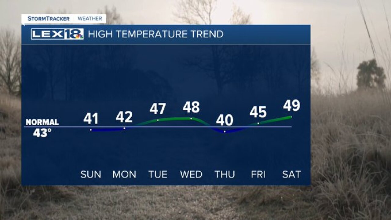 High temperature trend