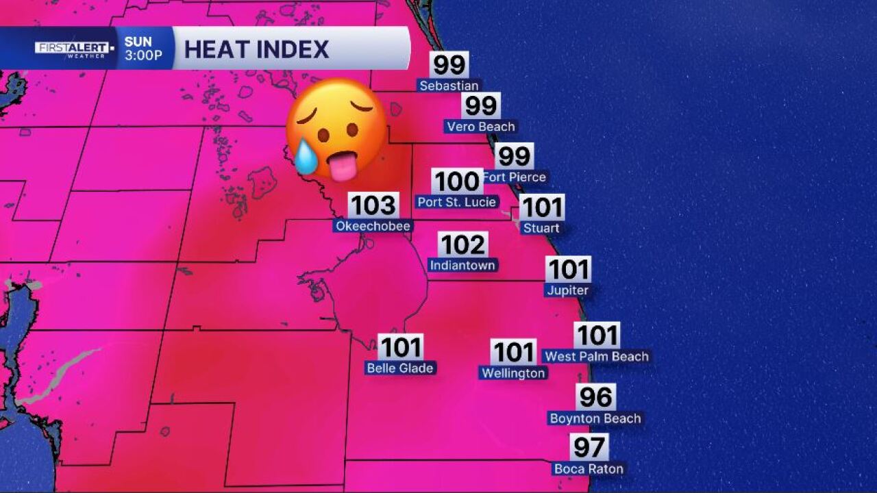Another Scorcher on Sunday 