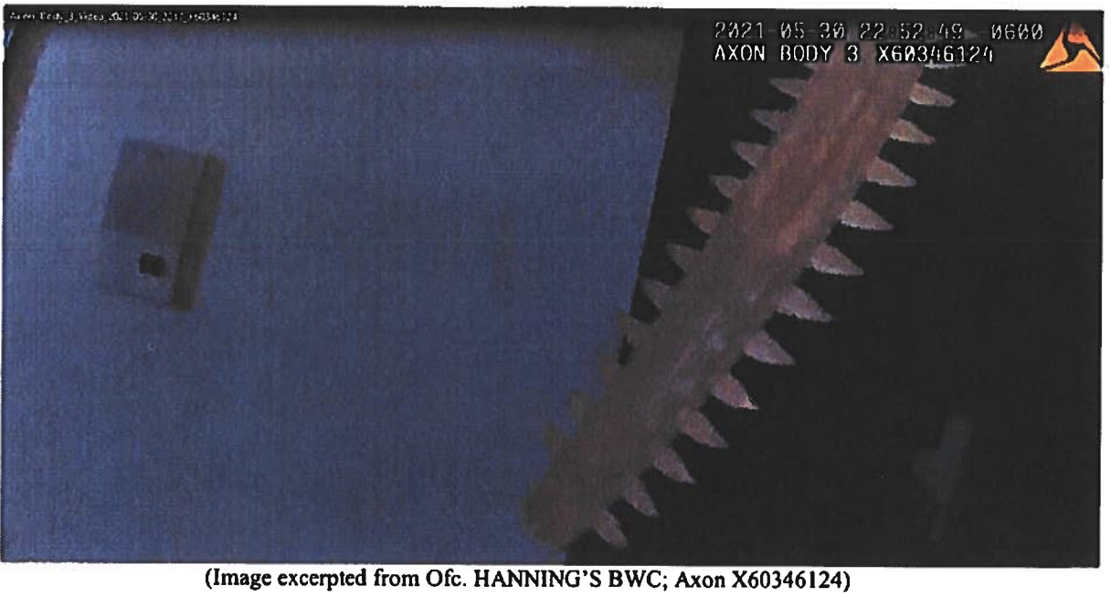 Idaho Springs PD Nicholas Hanning assault charge 1_sword