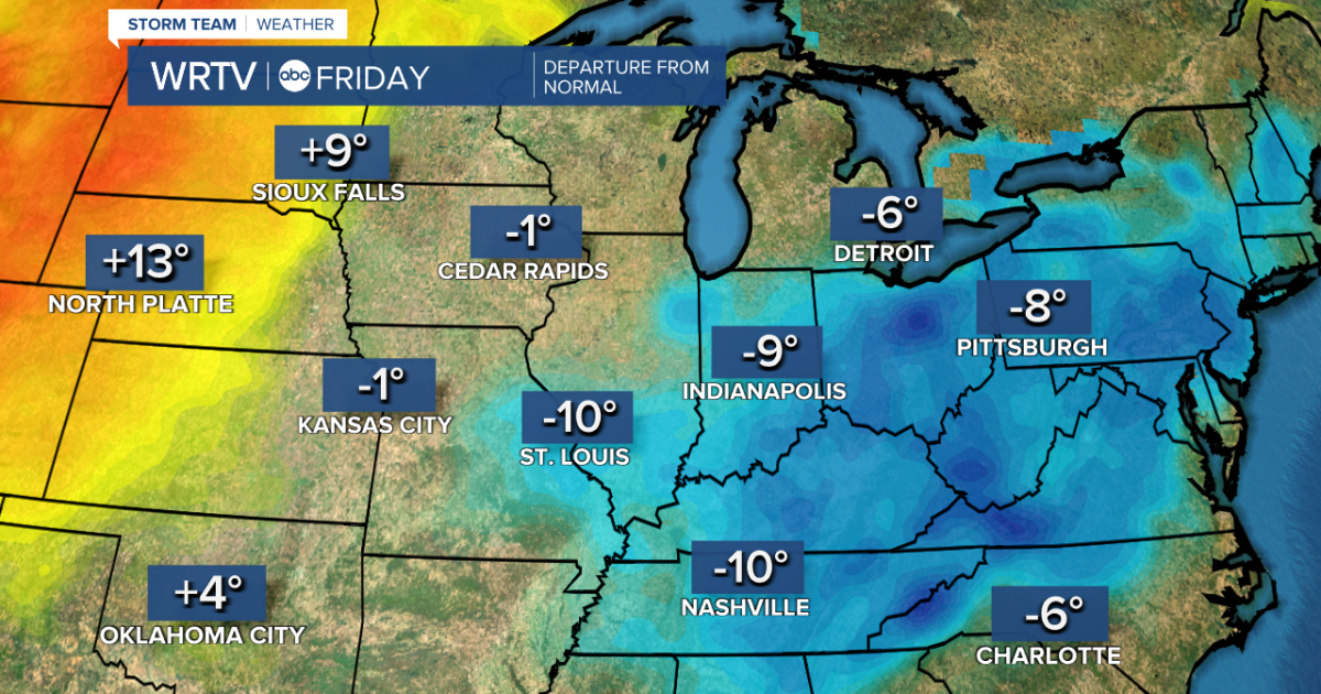 Cooler today, but a warming trend for the weekend