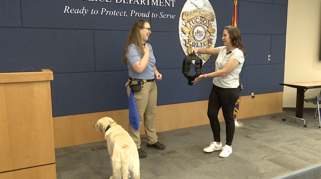 Together Saving Paws donates K9 vest to Zona