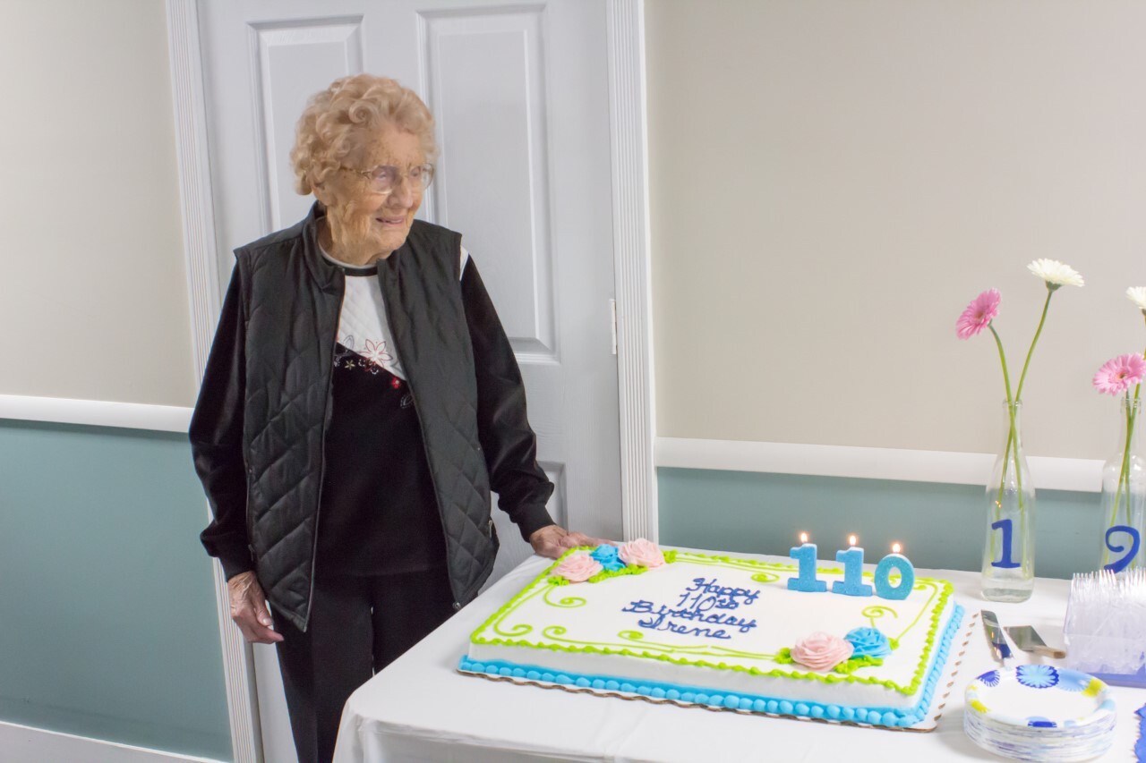 Irene Dunham's 110 birthday